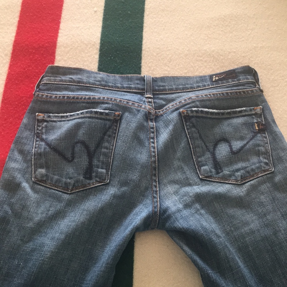 Citizens of Humanity Low Waist Cropped Jeans